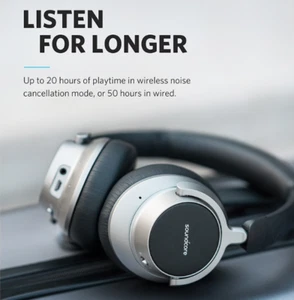 Anker SoundCore Space NC kabellose Kopfhörer zur Geräuschunterdrückung mit Touch-Steuerung - Bild 1 von 16