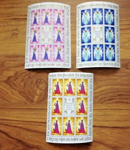 NEVIS MNH 1980 SG55-57 CHRISTMAS SHEETS OF 8 X 3. Free UK Postage - Picture 1 of 3