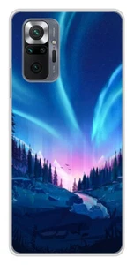 Coque en silicone imprimée compatible Xiaomi Redmi Note 10 Pro Tombée de nuit - Bild 1 von 3