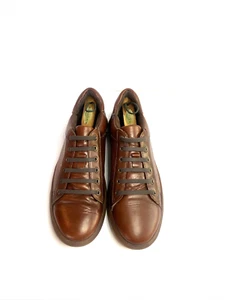 Arkbird Brown Leather Casual Sneakers Shoes Men Size 10 - Picture 1 of 13