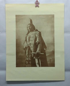 Rinehart -  Native American Portraits - Chief East Thunder - Sioux - Print - GC - Picture 1 of 2