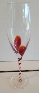 Pier 1 Imports Champagne Flauto NASTRO di caramelle rosse NASTRI 9,75 pollici contiene 6 once - Foto 1 di 3