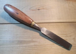 Vintage Footprint Firmer Chisel Old Woodworking Hand Tools Carpentry Carpenter - Picture 1 of 8