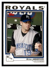 2004 Topps #627 BRIAN ANDERSON Kansas City Royals ~B9PP