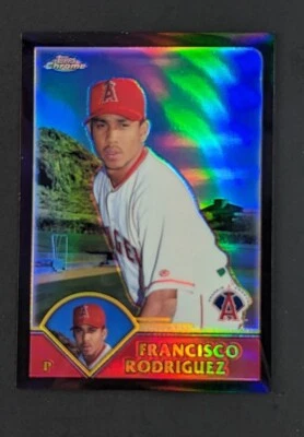 Francisco Rodriguez 2003 Topps Chrome #221 Black Refractor /199 Frankie K-Rod - Image 1 of 2