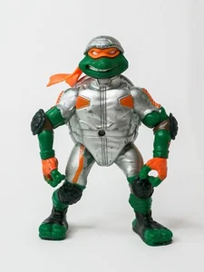 2003 Playmates TMNT Extreme Sports Michelangelo Silver - Picture 1 of 6