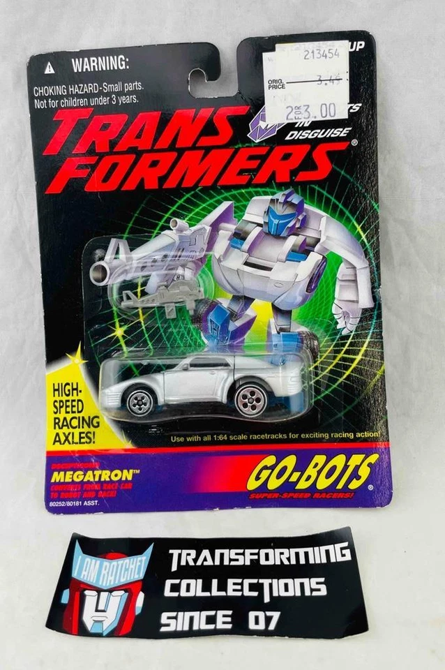 Transformers Original G2 1995 Go-Bots Megatron MOSC Sealed - Image 1 of 1