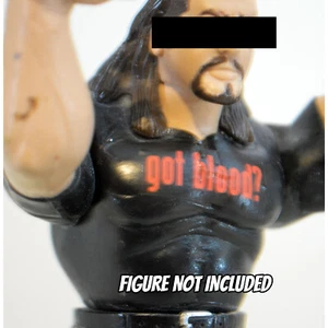 Got Blood Aufkleber für Figur Custom Wrestling Fix Up WWE TNA ECW Justin Credible - Bild 1 von 3