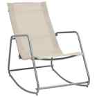 Vidaxl Garden Swing Chair Cream 95x54x85 Cm Textilene Lso Uk