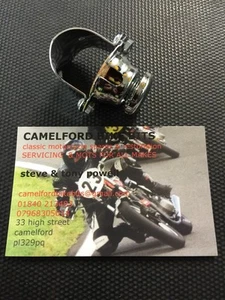 Triumph BSA Norton Classic Bike Cafe Racer Chrome Horn Kill Switch - Picture 1 of 2