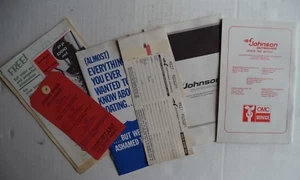 JOHNSON OWNERS/OPERATORS MANUAL & DIRECTORY 50/60 MODELS  PN 392737 1982 - Imagen 1 de 2