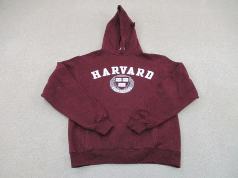 Harvard Crimson Sweater Adult Small Red White Football Champion Sweatshirt Men * Cover