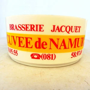Cendrier Ashtray publicitaire - BRASSERIE JACQUET CUVEE NAMUR BELGIQUE 10 cm Ø - Imagen 1 de 2