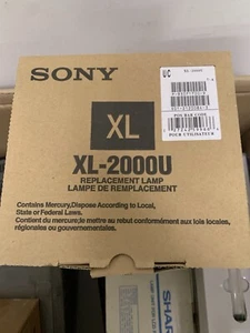 VINTAGE SEALED NEW Sony XL-2000U Replacement Lamp Made in USA - Picture 1 of 2