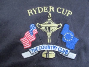 Escada Sport Label 1999 RYDER CUP Country Club BROOKLINE bestickt (XL) Shirt - Bild 1 von 4