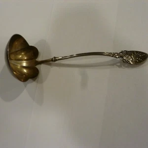 ANTIQUE GORHAM LILY FLORAL 5 1/2" LADLE STERLING SILVER #88 PAT 1870 - Picture 1 of 5