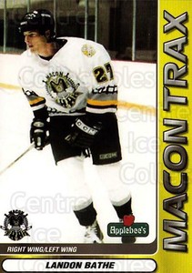 2002-03 Macon Trax #4 Landon Bathe