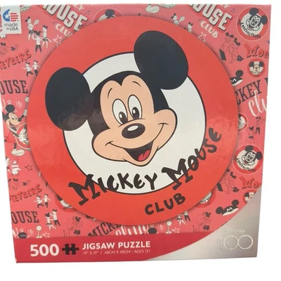 Головоломка MICKEY MOUSE Club Ceaco 500 элементов Red Square 19 дюймов Disney - Изображение 1 из 4