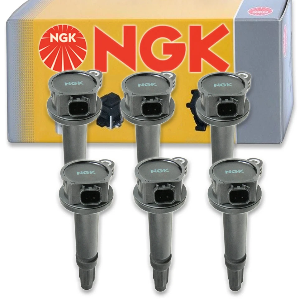 6 шт катушек зажигания NGK для 2006-2012 Ford Fusion 3,0 л V6 — настройка свечи зажигания fc - Изображение 1 из 4