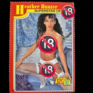 Heath Hunter KPC Magazine 1992 1993 Superstars Of Classic Adult Cinema card - Bild 1 von 2