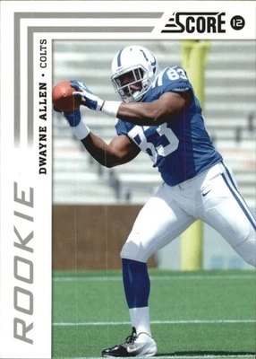 2012 Score Glossy #330 Dwayne Allen - FB - Image 1 of 2