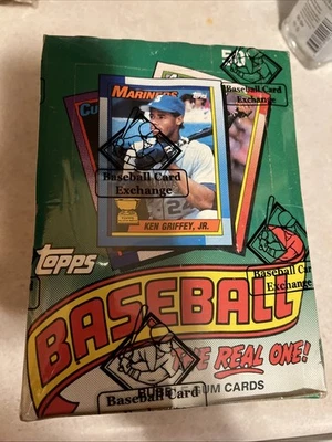 1990 Topps Baseball Wax Box (36 Packs) BBCE Wrapped - Image 1 of 2