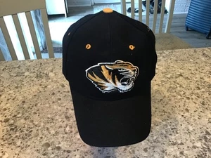 Original Zephyr Missouri Tigers Mizzou Black & Gold SnapBack Ball Cap/Hat - Picture 1 of 4
