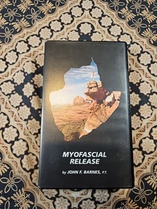 RARE VTG Video Tape MYOFASCIAL RELEASE by JOHN F. BARNES P.T. VHS Tape THERAPY - Picture 1 of 14