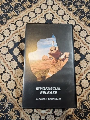 RARE VTG Video Tape MYOFASCIAL RELEASE by JOHN F. BARNES P.T. VHS Tape THERAPY - Image 1 of 4