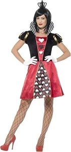 Smiffys Ladies Carded Queen Costume Fancy Dress (X-Small UK 4-6 size) - Picture 1 of 5
