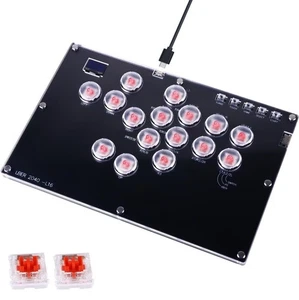 Leverless/Hitbox-style/All-button L16 Arcade Stick Controller PC Switch PS3 PS4 - Picture 1 of 6