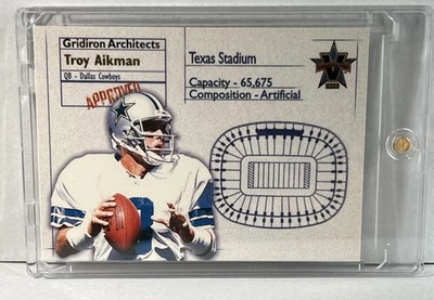 Pacific Trading Vanguard 2000 - Troy Aikman Dallas Cowboys QB Texas Stadium Foto 1 de 2
