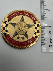 CHICAGO POLICE CHALLENGE COIN: Chief Maurer, Size 2" - Picture 1 of 2