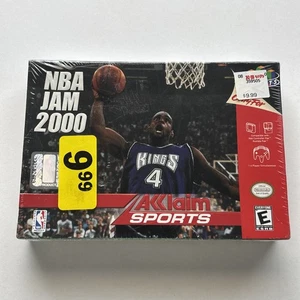 NBA Jam 2000 Basketball N64 Authentic Factory Sealed Brandneu VGA WATA CGC PSA - Bild 1 von 16