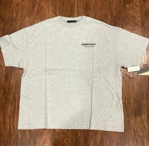 Essentials Fear Of God T-Shirt Light Heather Size Lg (OVERSIZED) New With Tags. - Picture 1 of 4