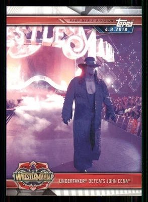 2019 Topps WWE Road to WrestleMania #37 Undertaker Defeats John Cena - Image 1 of 2