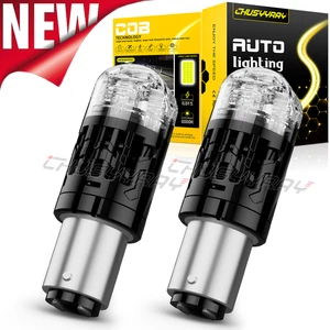 2x Amber Yellow 1157 1156 LED Turn Signal Light Bulb Fit Mazda Miata 1990-2005 - Picture 1 of 12