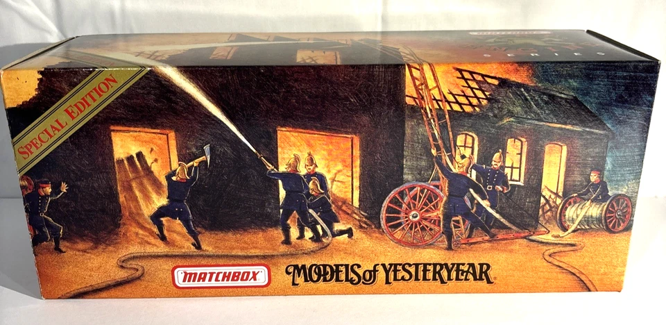 Matchbox Models of Yesteryear Evans City PA 1956 Mack B-95 bomba camión de bomberos Foto 1 de 4