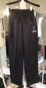 Badger Sport Sweatpants Ladies Small Lounge Graphics Usa Field Hockey Gray - Picture 1 of 7