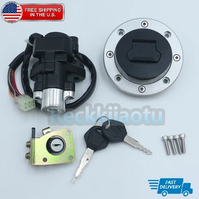 Ignition Switch Gas Cap For Suzuki GSXR750 2004-2015 GSX650 Bandit 650 2005-2012 - Image 1 of 4
