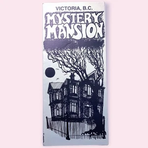 70er Jahre Mystery Mansion, Victoria B.C.  Vintage Prospekt - Bild 1 von 2