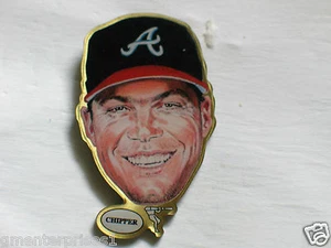Chipper Jones Atlanta Braves Hall of Fame Baseball Player Vintage Lapel Pin - Picture 1 of 1
