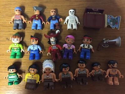 lego duplo disney pirate carribean indian caveman kids treasure peter pan figure - Image 1 of 4