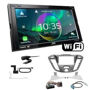 JVC Radio WiFi Apple CarPlay für Ford Tourneo Transit Custom Phönix matt silber - Bild 1 von 7