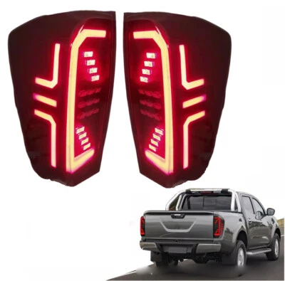 Luces traseras LED para Nissan Navara NP300 2015+ conjunto de luces traseras de giro secuencial Foto 1 de 4