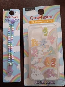 New primark CARE BEARS phone case for APPLE iPHONE 12 / 12 Pro + a phone strap - Picture 1 of 3