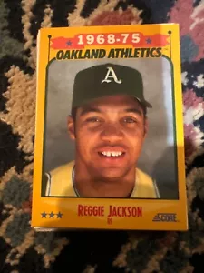 Reggie Jackson 1968-75 Athletics 1988 Score Baseball Card - Picture 1 of 4