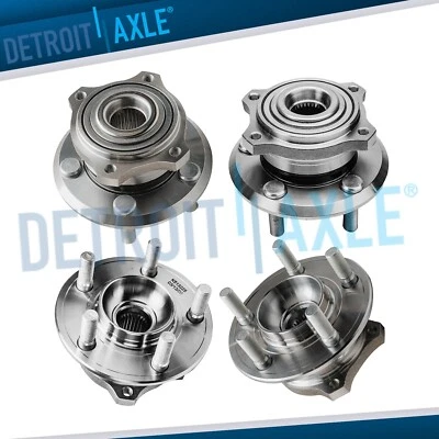 4pc AWD Front Rear Wheel Bearing & Hubs for Chrysler 300 Dodge Charger Magnum - Image 1 of 4