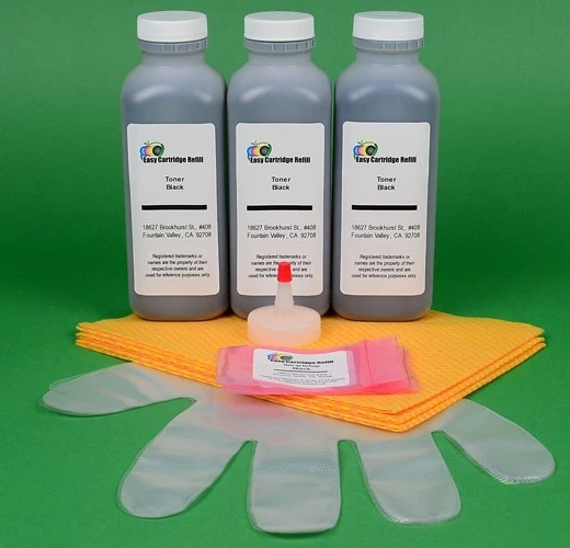 IBM InfoPrint 1412 1412n 1512 1512n 3-Toner Refill Kits w/Chips 540gr. 18K Pages - Image 1 of 1