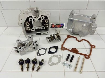 TAIDA GY6 4 VALVE CYLINDER HEAD 63mm BORE (54mm STUD SPACING) 23/22 VALVES - Image 1 of 4